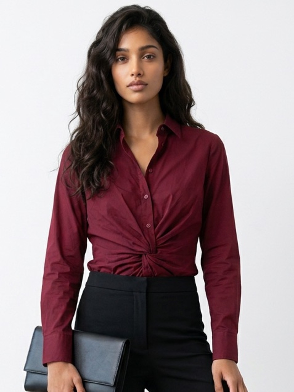 ✨ New Women’s Davi & Dani Red Button-Up Top ✨